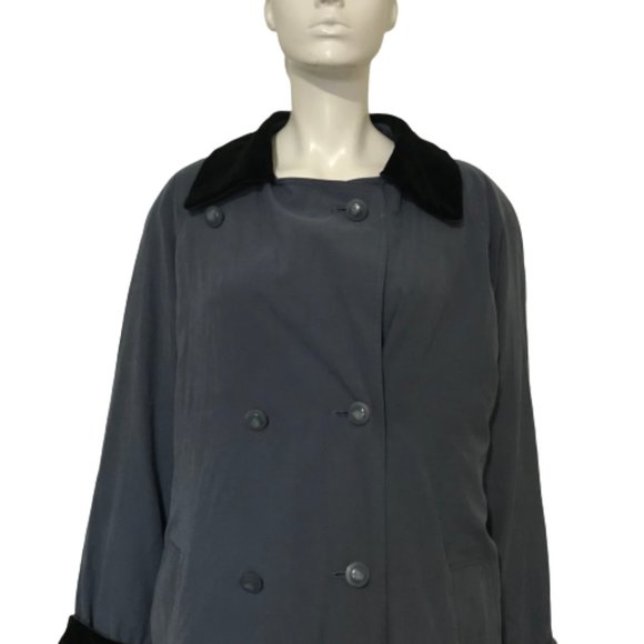 London Fog Petite Size 10 Tranche Coat - Picture 9 of 13